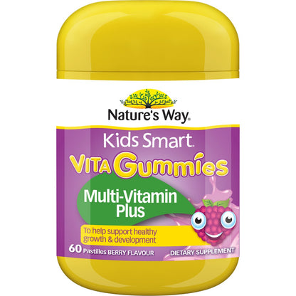 Natures Way Kids Smart Vita Gummies Multi + Vegies 60 pack
