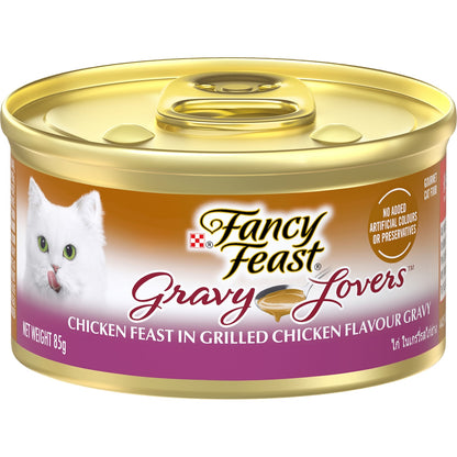 Fancy Feast Gravy Lovers Chicken Wet Cat Food 85g