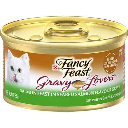 Fancy Feast Gravy Lovers Salmon Wet Cat Food 85g
