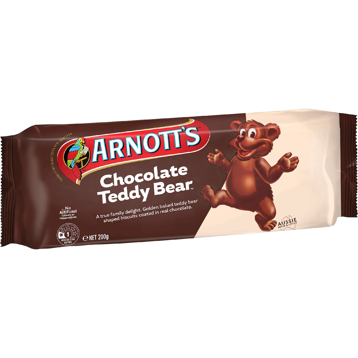 Arnotts Chocolate Teddy Bear Biscuits 200g
