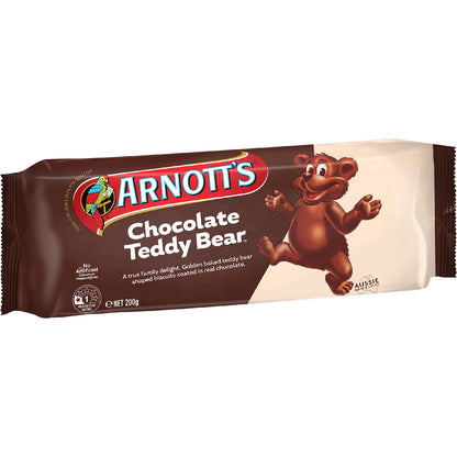 Arnotts Chocolate Teddy Bear Biscuits 200g