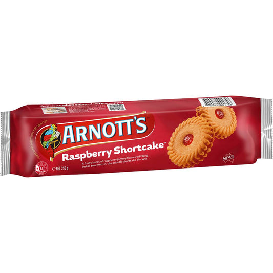 Arnott's Raspberry Shortcake Biscuits 250g