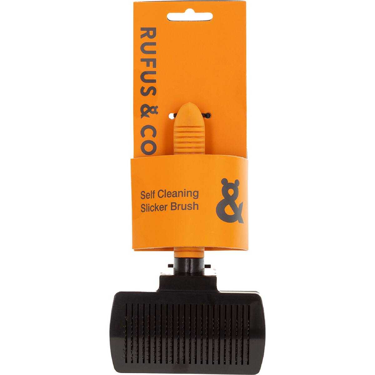 Rufus & Coco Self Cleaning Slicker Dog Brush Each