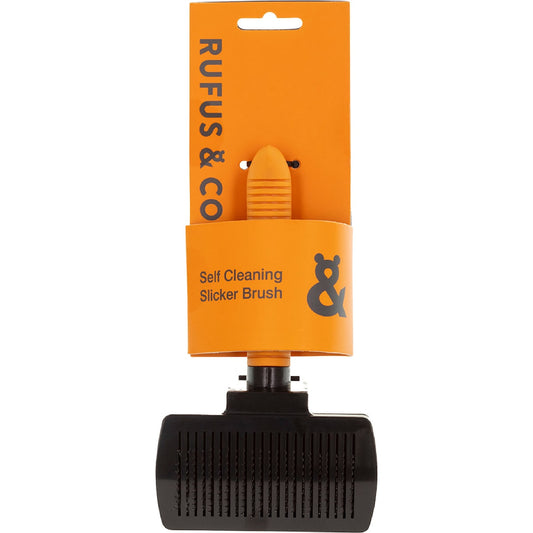 Rufus & Coco Self Cleaning Slicker Dog Brush Each