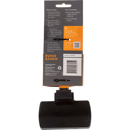 Rufus & Coco Self Cleaning Slicker Dog Brush Each