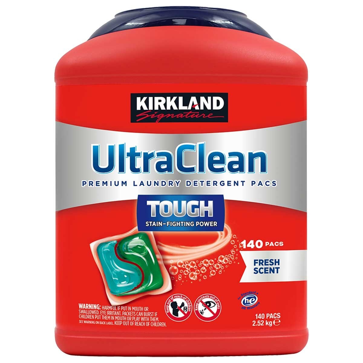 Kirkland Signature Laundry Detergent Pacs 140 Fresh Scent