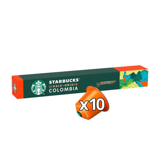 Starbucks By Nespresso Single Origin Coffee Colombia Capsules - 10 pack