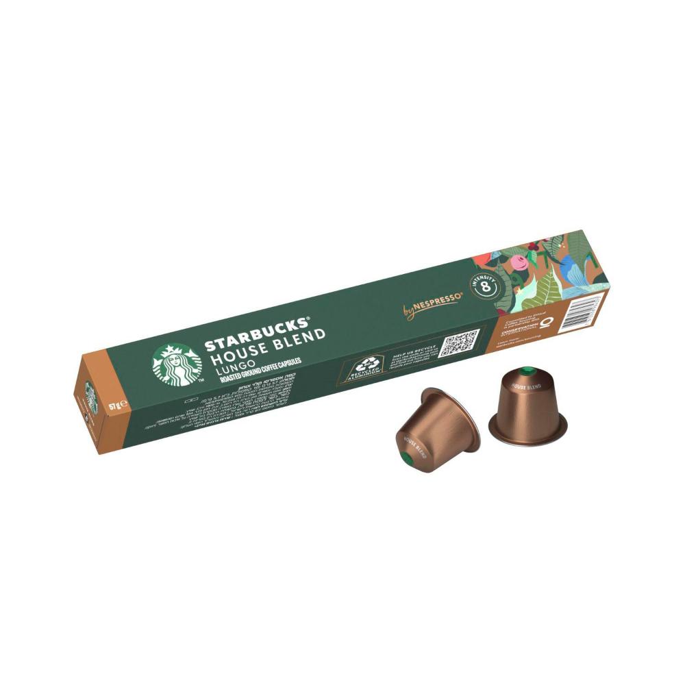 Starbucks By Nespresso House Blend Lungo Capsules - 10 pack