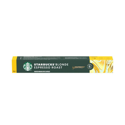 Starbucks By Nespresso Blonde Espresso Roast Capsules - 10 pack