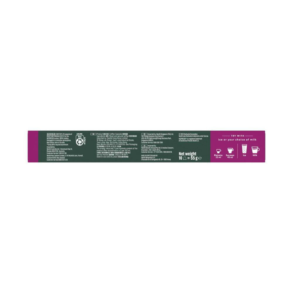 Starbucks By Nespresso Caffe Verona Capsules - 10 pack