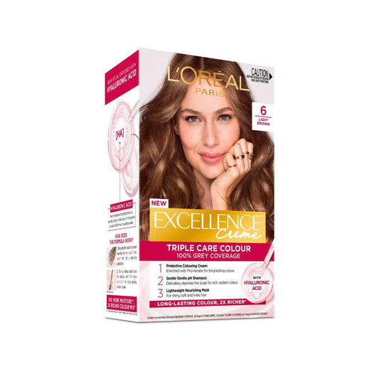 L'Oreal Excellence 6 Light Brown - 1 Each