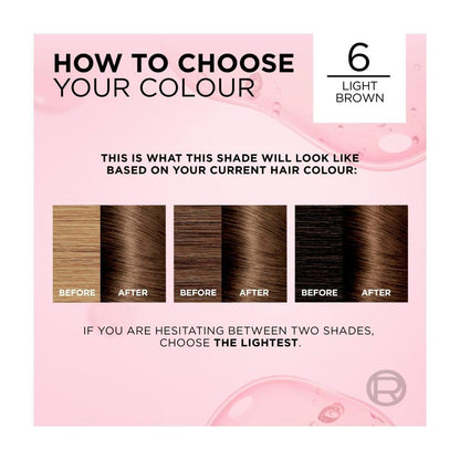 L'Oreal Excellence 6 Light Brown - 1 Each