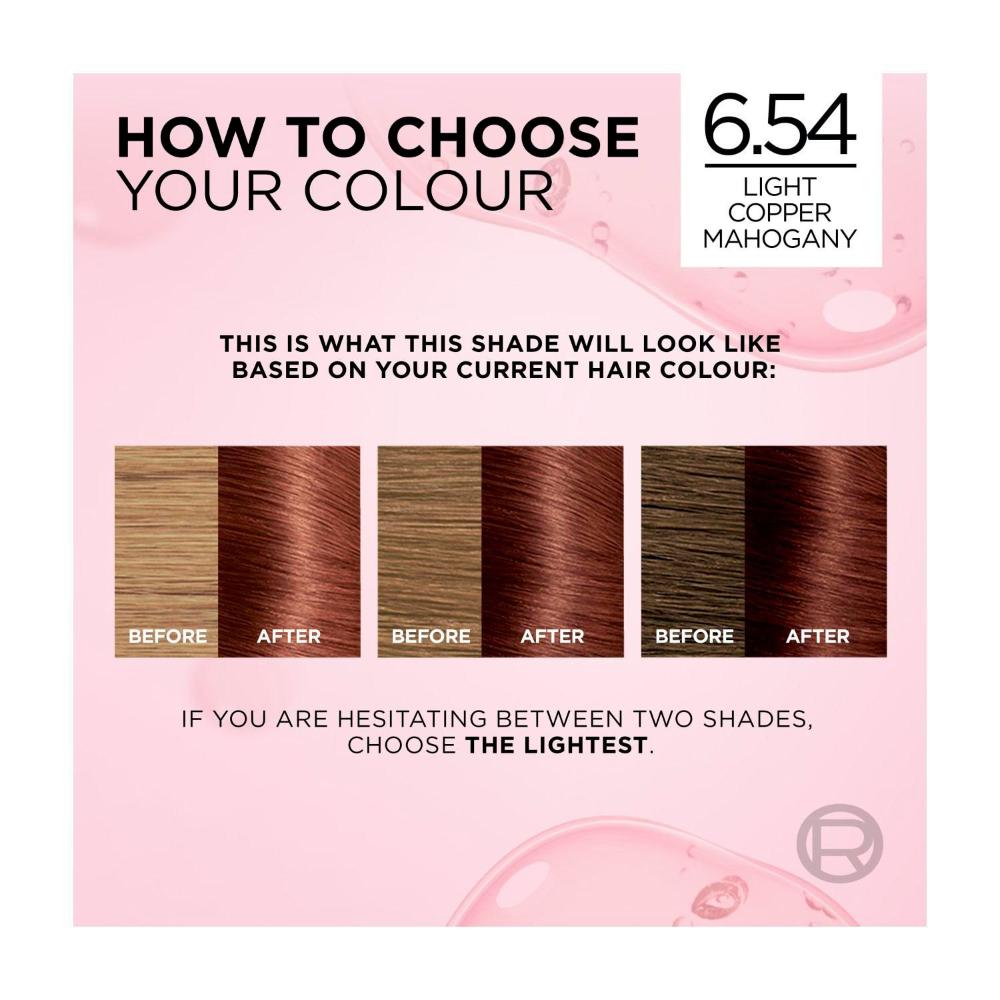 L'Oreal Excellence 6.54 Light Mahogany Copper Brown - 1 Each
