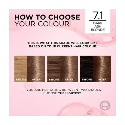 L'Oreal Excellence 7.1 Dark Ash Blonde - 1 Each
