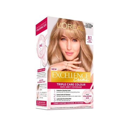 L'Oreal Excellence 8.1 Ash Blonde - 1 Each