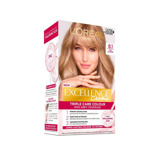 L'Oreal Excellence 8.1 Ash Blonde - 1 Each