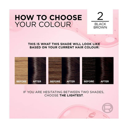 L'Oreal Excellence 2 Black Brown - 1 Pack