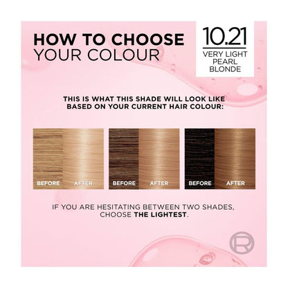 L'Oreal Excellence 10.21 Very Lgt Pearl Blonde - 1 Pack