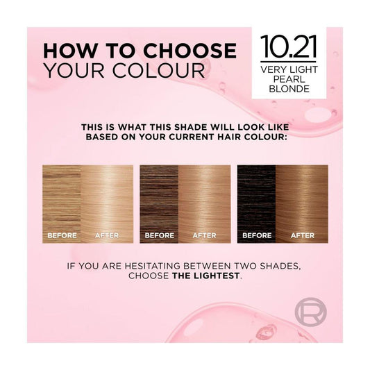 L'Oreal Excellence 10.21 Very Lgt Pearl Blonde - 1 Pack