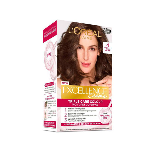 L'Oreal Excellence 4 Dark Brown - 1 Pack