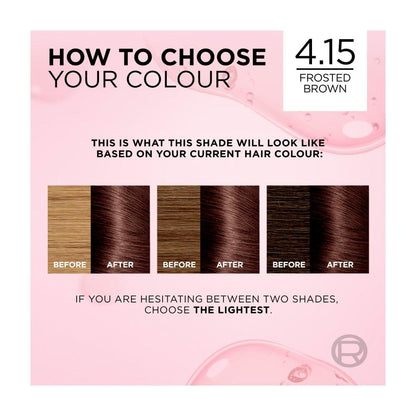 L'Oreal Excellence 4.15 Dark Frosted Brown - 1 Pack