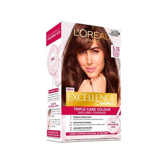 L'Oreal Excellence 5.15 Natural Frosted Brown - 1 Pack