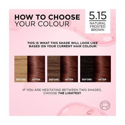 L'Oreal Excellence 5.15 Natural Frosted Brown - 1 Pack