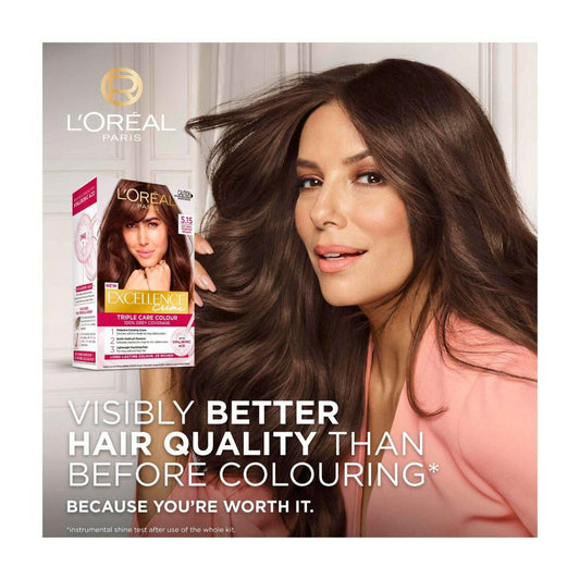 L'Oreal Excellence 5.15 Natural Frosted Brown - 1 Pack