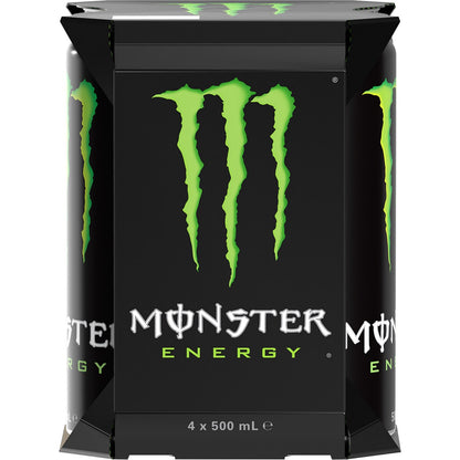 Monster Energy Green Multipack Cans 500ml x4 Pack