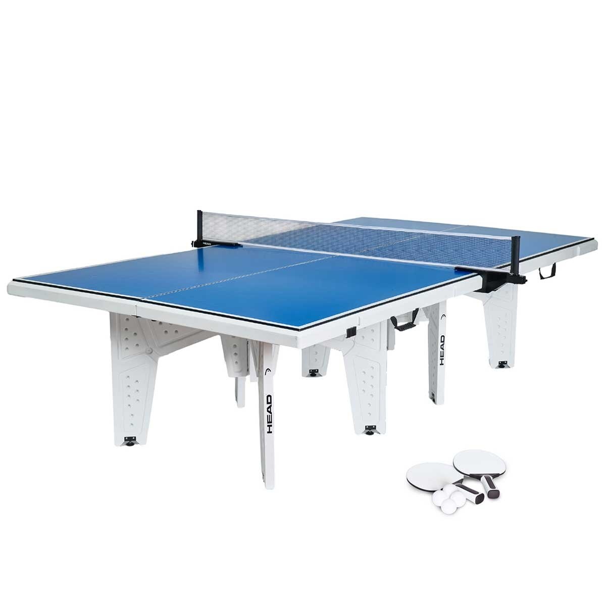 Head Outdoor Table Tennis Table Set Blue Weather Resistant 2.7 x 1.5m