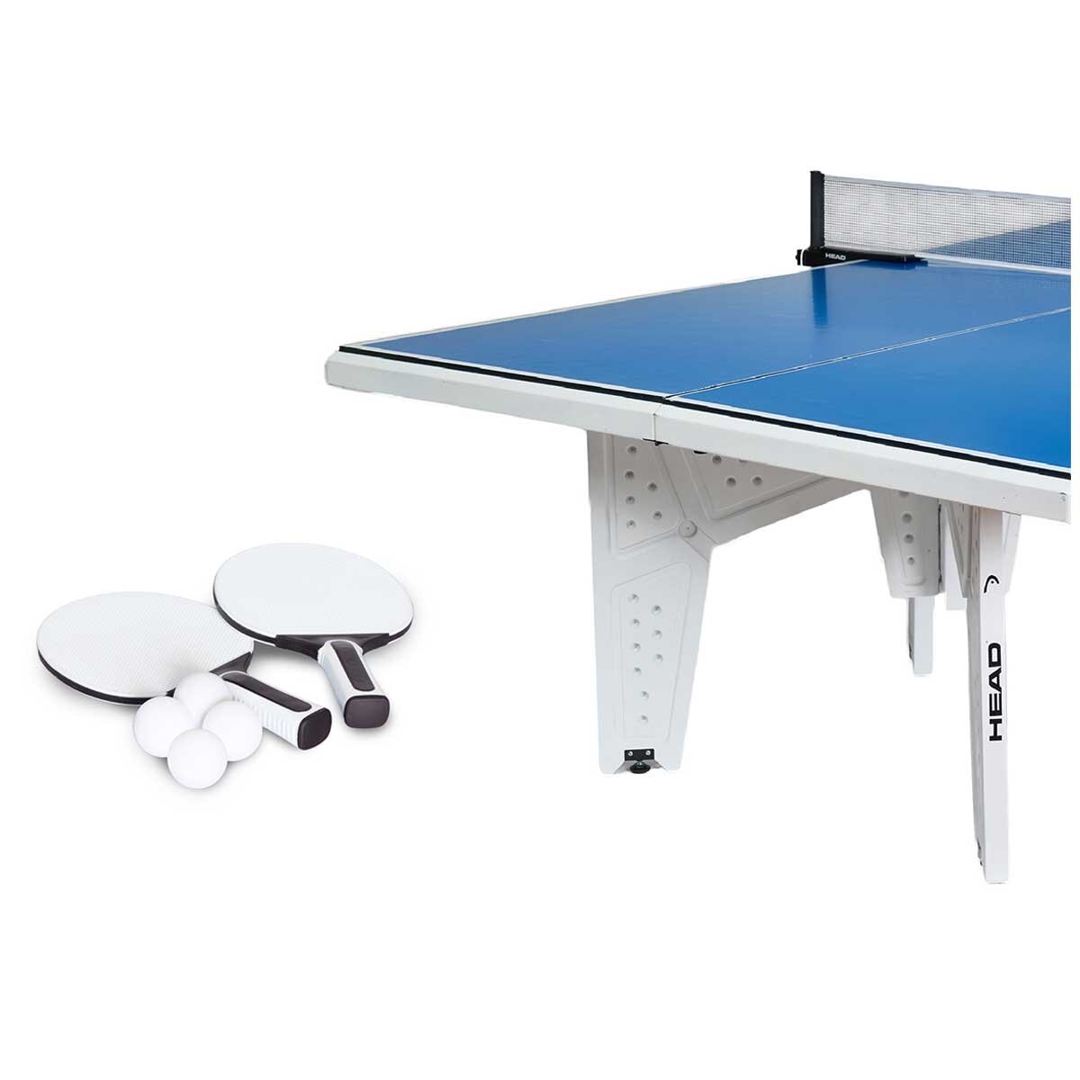 Head Outdoor Table Tennis Table Set Blue Weather Resistant 2.7 x 1.5m