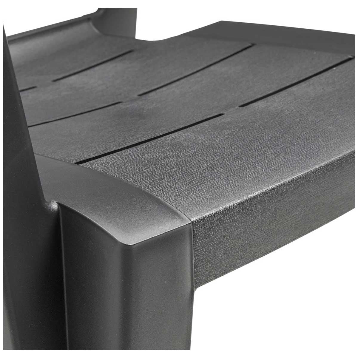 Keter Julie Outdoor Chair Set of 6 Graphite Resin Weather Resistant