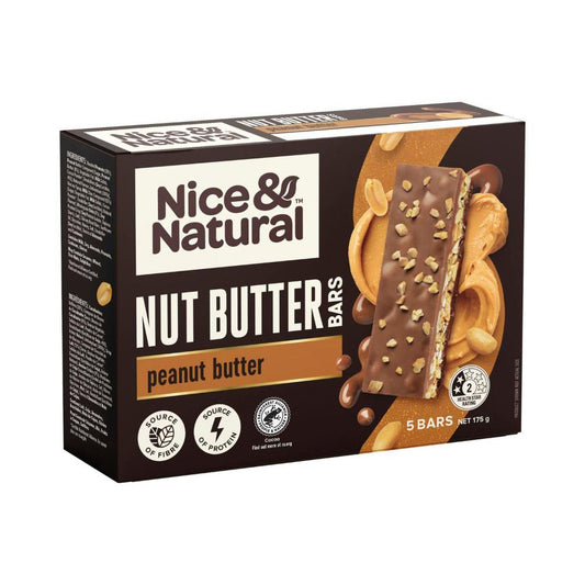 Nice & Natural Nut Butter Bars Peanut Butter - 175g