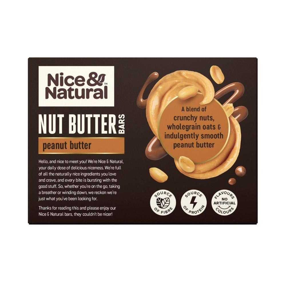 Nice & Natural Nut Butter Bars Peanut Butter - 175g