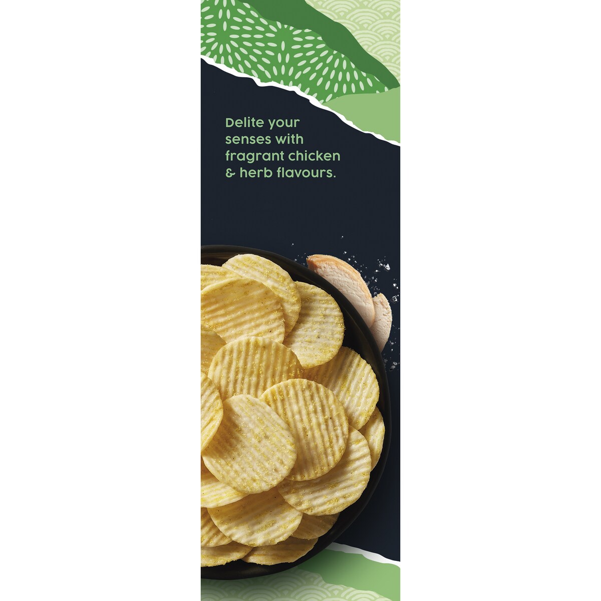 Fantastic Delites Crinkle Cut Rice Snacks Traditional Chicken 100g