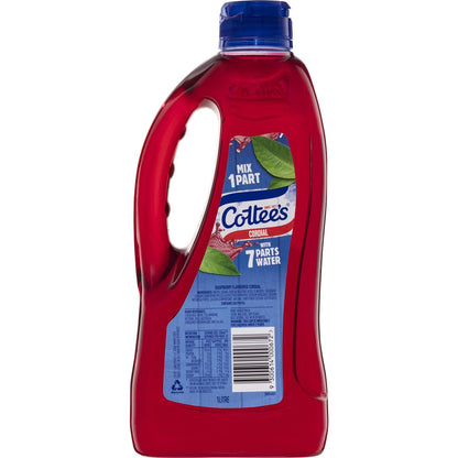 Cottees Raspberry Cordial Bottle Raspberry 1l