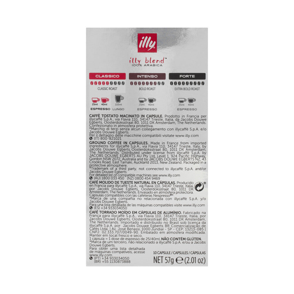 Illy Espresso assico Capsules - 10 pack