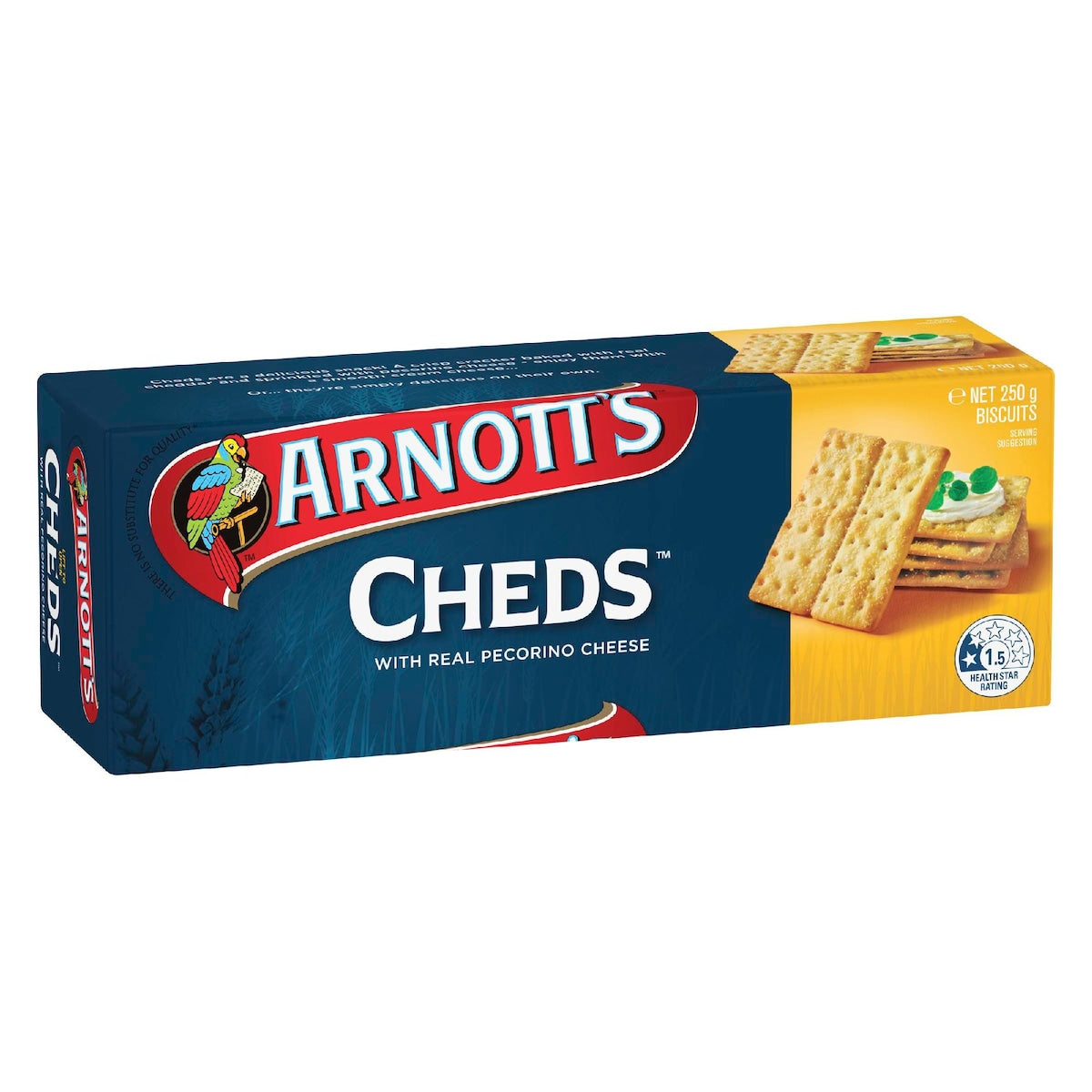 Arnott's Cheds Cheese Crackers 250g