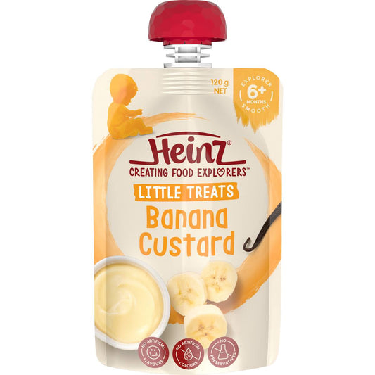 Heinz Baby Food Banana Custard 8+ Months 120g