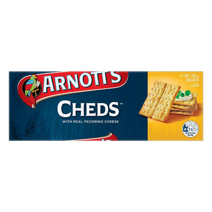 Arnott's Cheds Cheese Crackers 250g