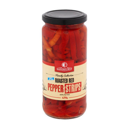 Sandhurst Roasted Red Pepper Strips - 470g