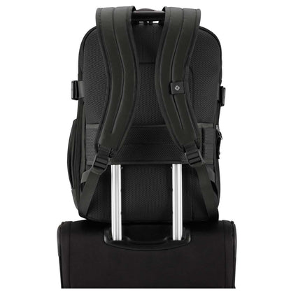 Samsonite Midtown Laptop Backpack Black Water Resistant 40cm 23L