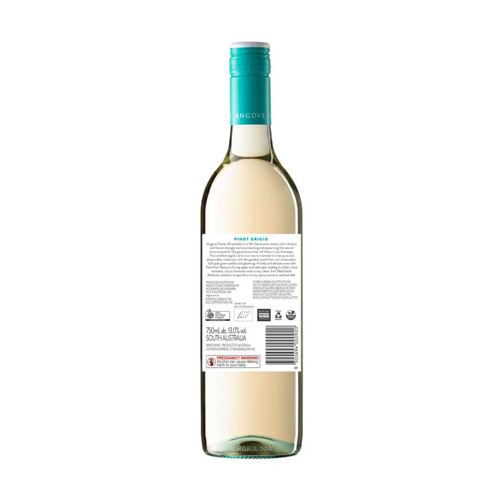 Angove Organic Pinot Grigio 750ml - 1 Each