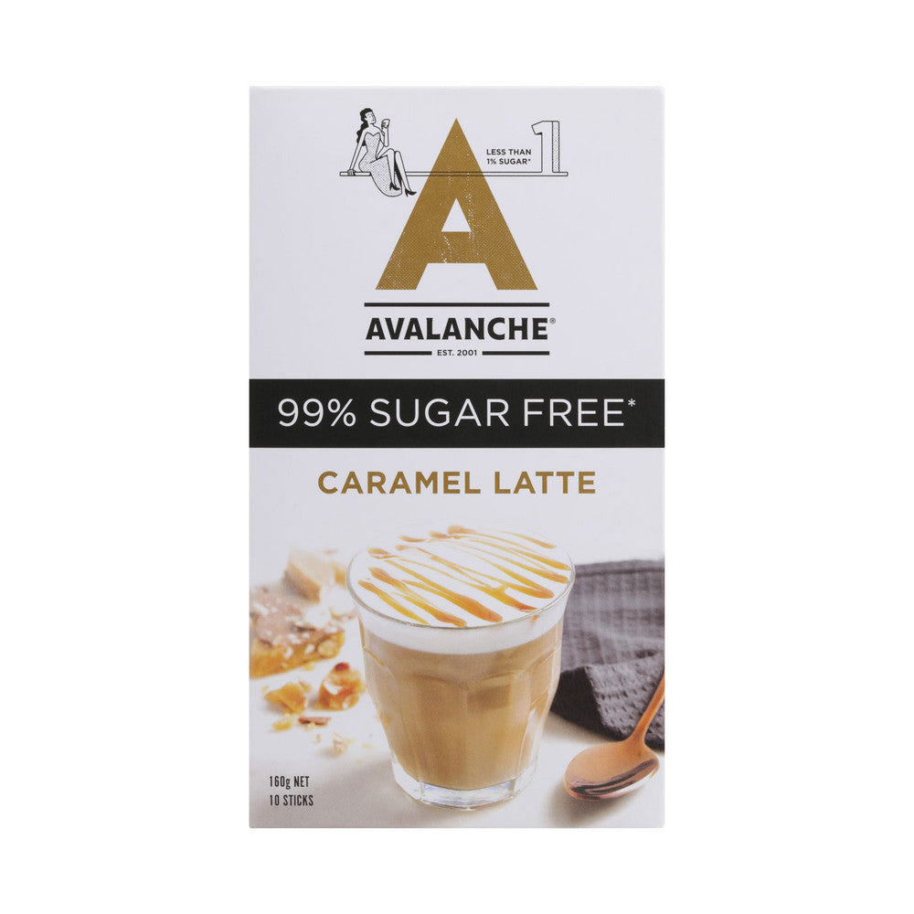 Avalanche Caramel 99% Sugar Free Coffee Sachets - 10 pack