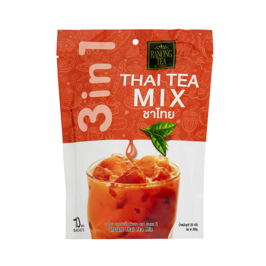 Ranong Tea 3 In 1 Thai Tea Mix 200g - 10 Pack