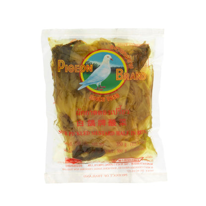 Pigeon Brand Pickled Mustard Half Brine - 350g