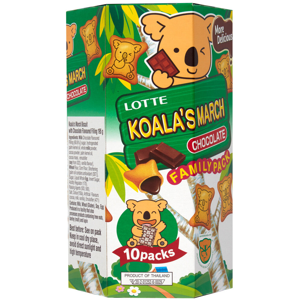 Lotte Koala's March Chocolate Biscuits - 195g