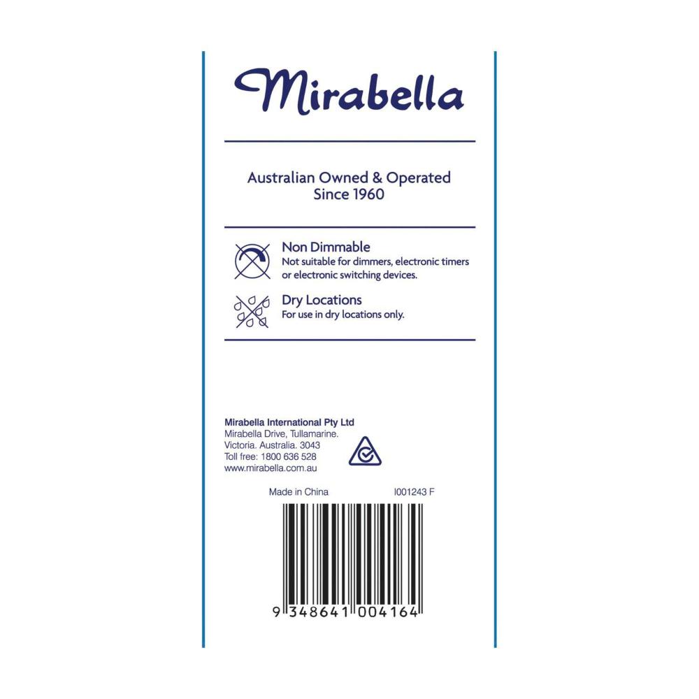 Mirabella Gls BC Globe Warm White Filament Led 4w 420 Lumens - 1 each