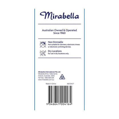 Mirabella Gls BC Globe Warm White Filament Led 4w 420 Lumens - 1 each