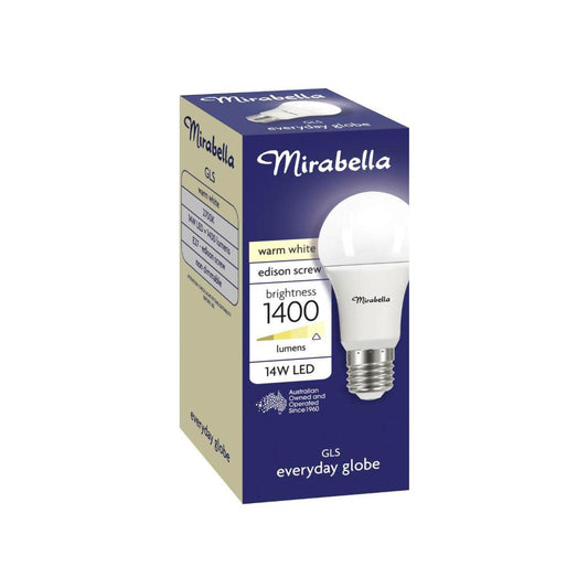 Mirabella Gls Es Globe Warm White Led 14w 1400 Lumens - 1 each